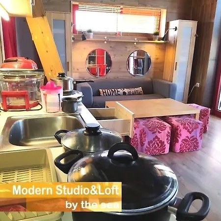 Modern Studio&loft By The Sea Holiday home Epanomi