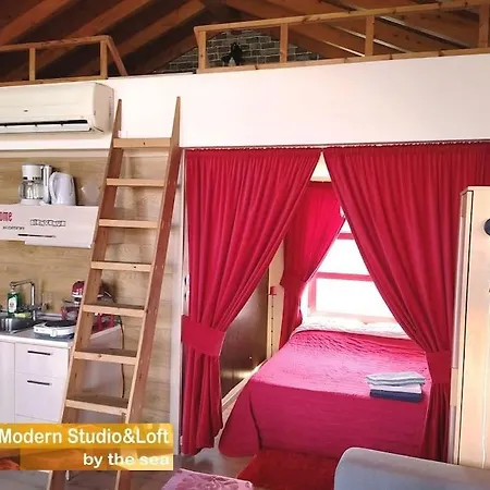Modern Studio&loft By The Sea Casa de Férias Epanomí