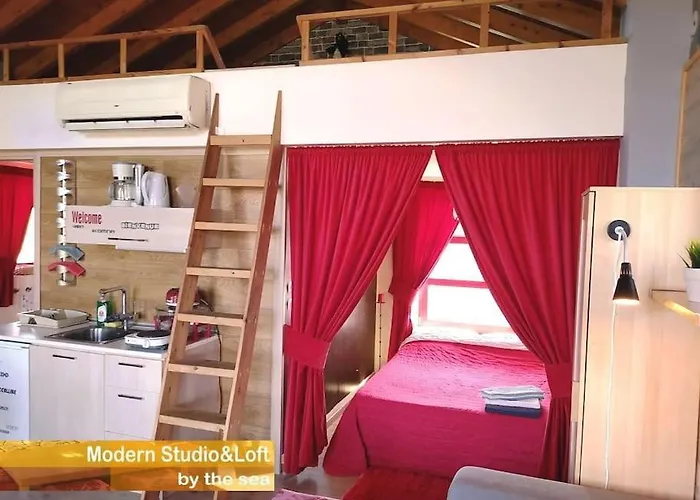 Modern Studio&loft By The Sea Ferienhaus Epanomi