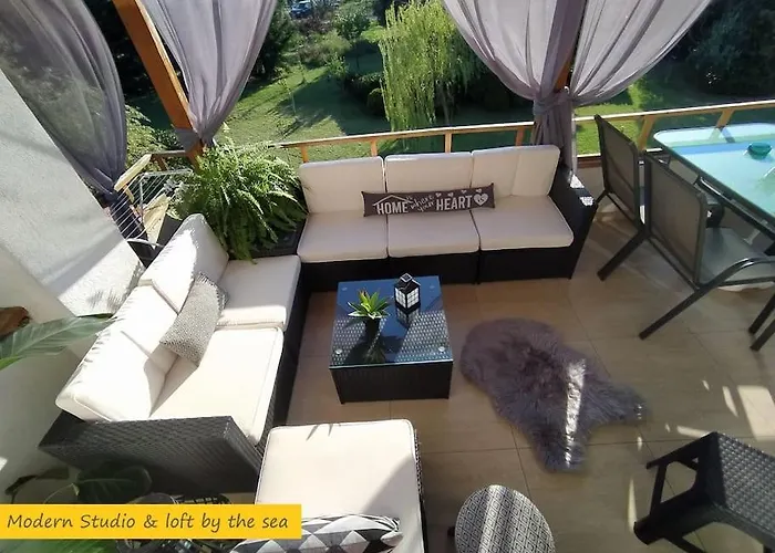 Modern Studio&loft By The Sea Ferienhaus Epanomi