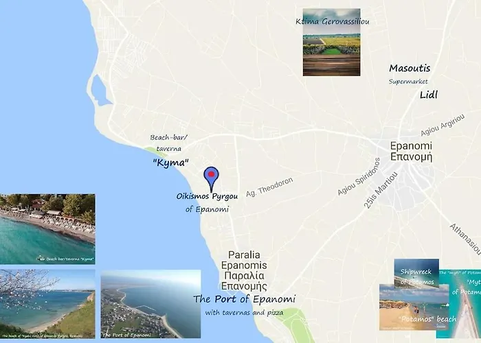 Modern Studio&loft By The Sea Epanomi