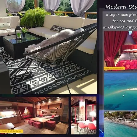 Modern Studio&loft By The Sea Prázdninový dům Epanomi